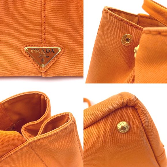 Prada Canapa MM - Orange - Picture 11 of 16
